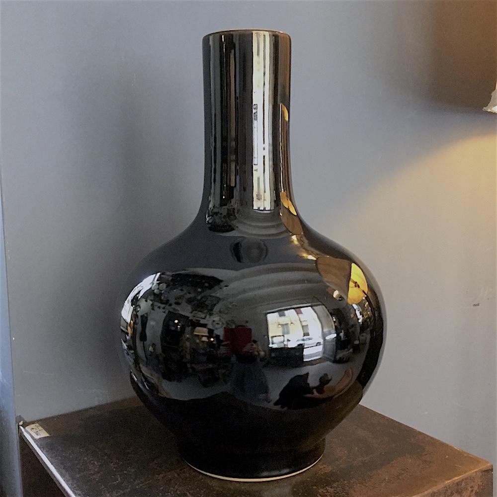 vaso porcellana nero