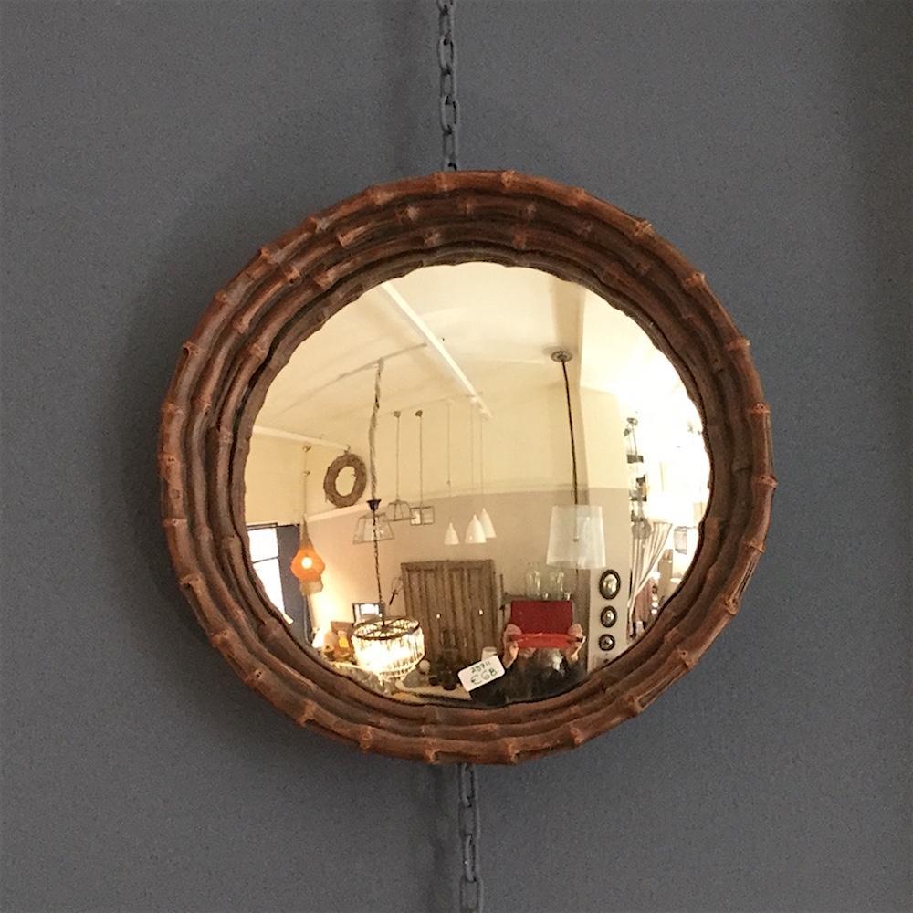 specchio convesso bambù