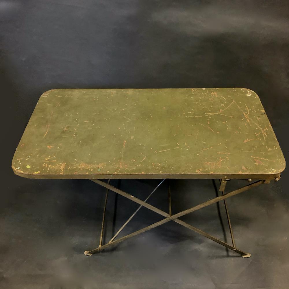 tavolo militare vintage