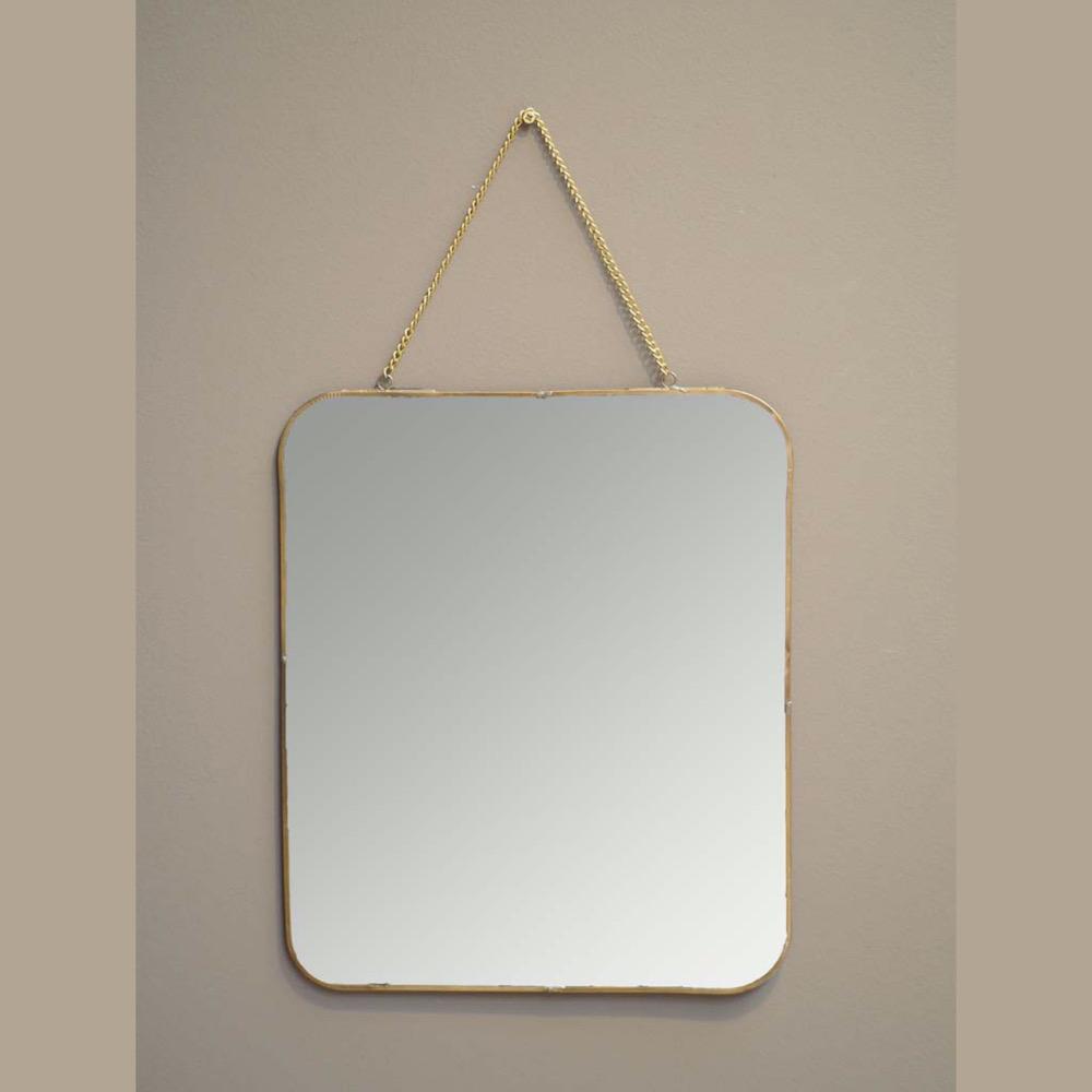 specchio catenella oro