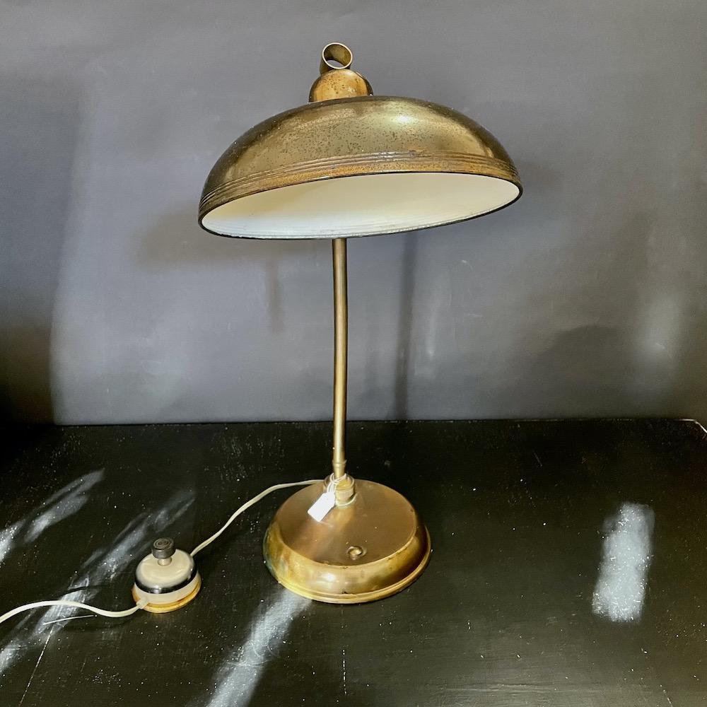 lampada da scrivania ottone