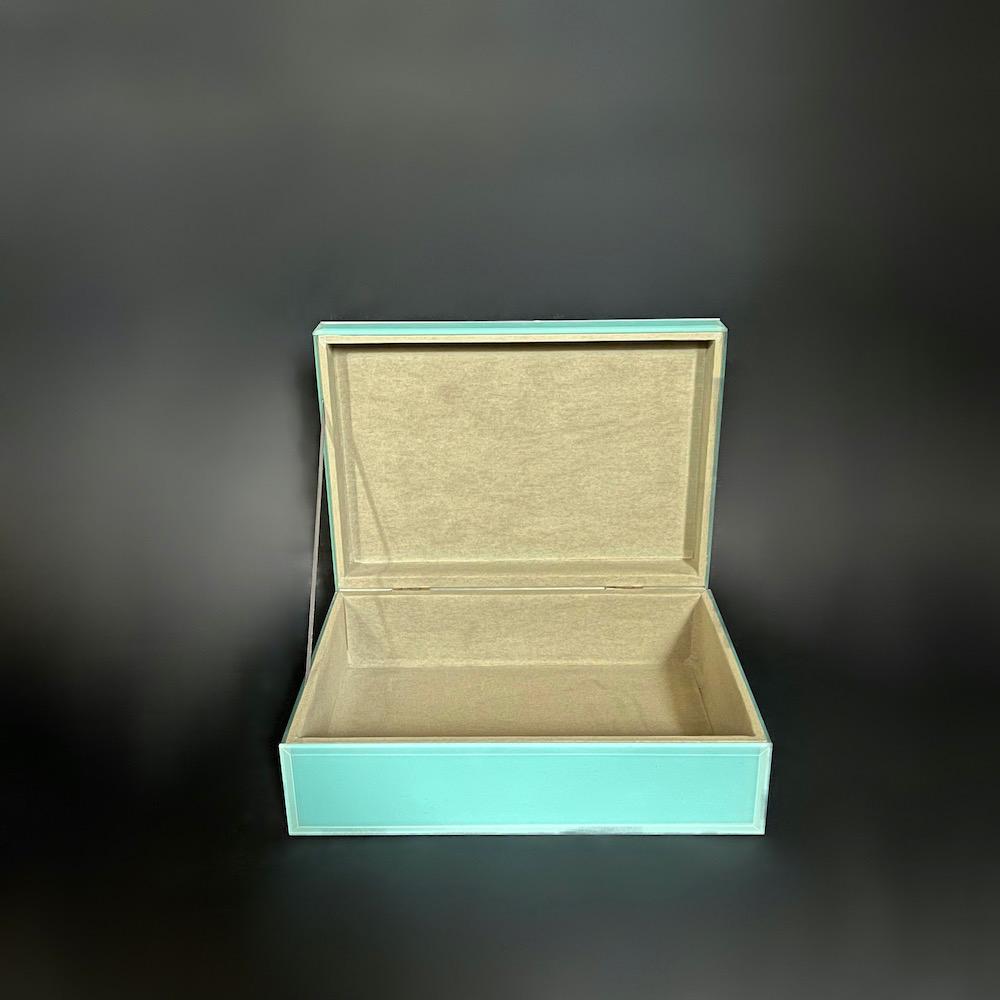 scatola coperchio verde