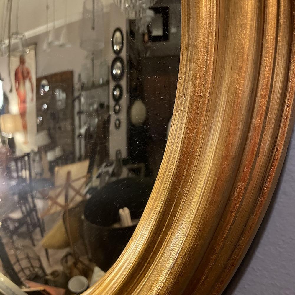 specchio convesso cornice dorata