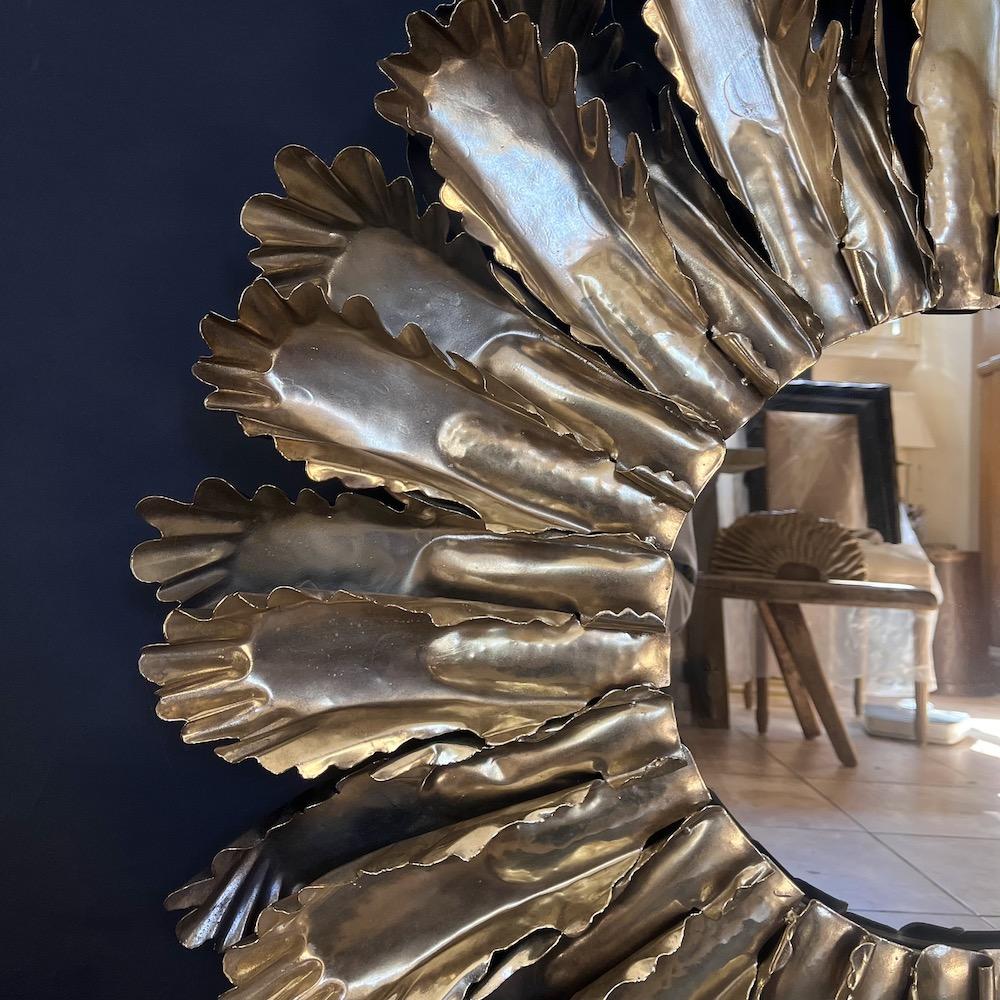 specchio metallo barocco