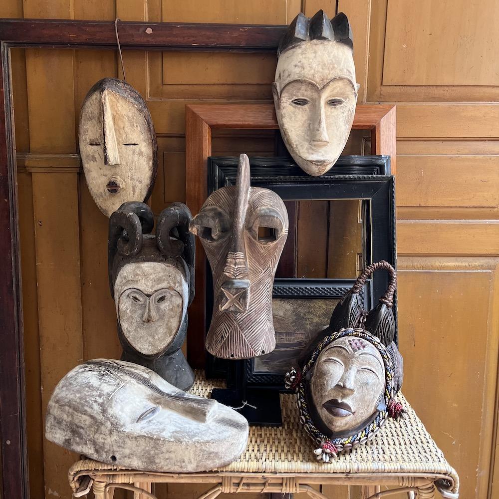 maschere africane vintage
